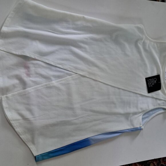 On s'en fout des garcons dog summer sunglasses beach sleeveless top NWT girl 12 - Picture 2 of 4